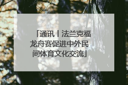 通讯丨法兰克福龙舟赛促进中外民间体育文化交流