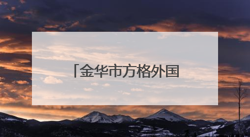 金华市方格外国语学校开展“科技赋能教育 创新引领未来”无人机进校园主题活动