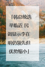 韩总统选举临近 民调显示李在明仍领先但优势缩小