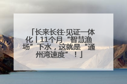 长来长往·见证一体化丨11个月“智慧渔场”下水，这就是“通州湾速度”！