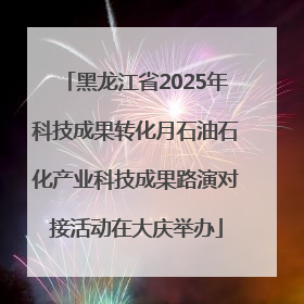 黑龙江省2025年科技成果转化月石油石化产业科技成果路演对接活动在大庆举办