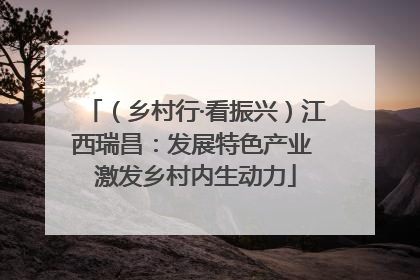 （乡村行·看振兴）江西瑞昌：发展特色产业 激发乡村内生动力