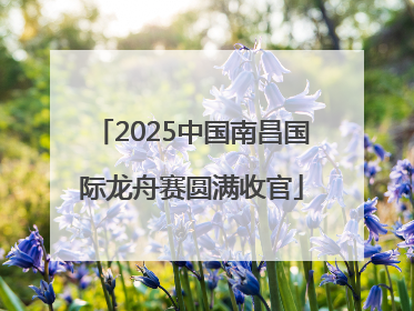 2025中国南昌国际龙舟赛圆满收官