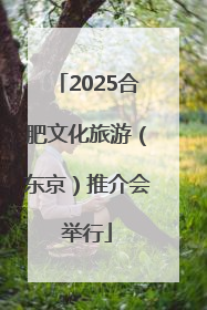 2025合肥文化旅游（东京）推介会举行