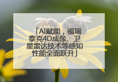AI赋能，福瑞泰克4D成像、卫星雷达技术等感知性能全面跃升